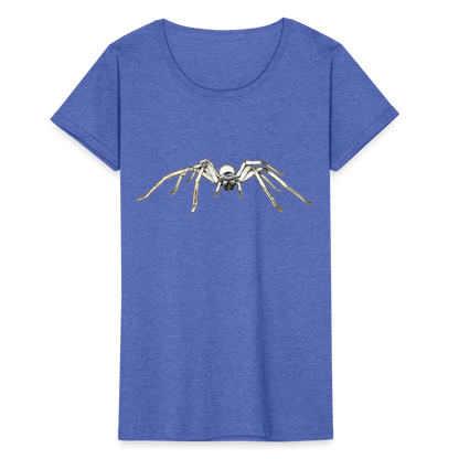 Frauen Fruit of the Loom T-Shirt Cerbalus negebensis - Blau meliert