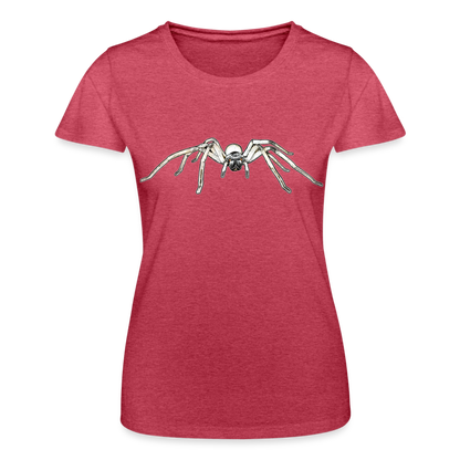 Frauen Fruit of the Loom T-Shirt Cerbalus negebensis - Rot meliert