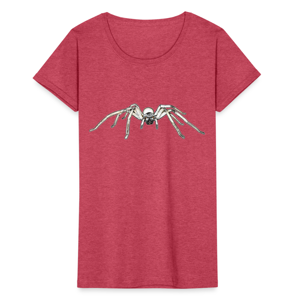 Frauen Fruit of the Loom T-Shirt Cerbalus negebensis - Rot meliert