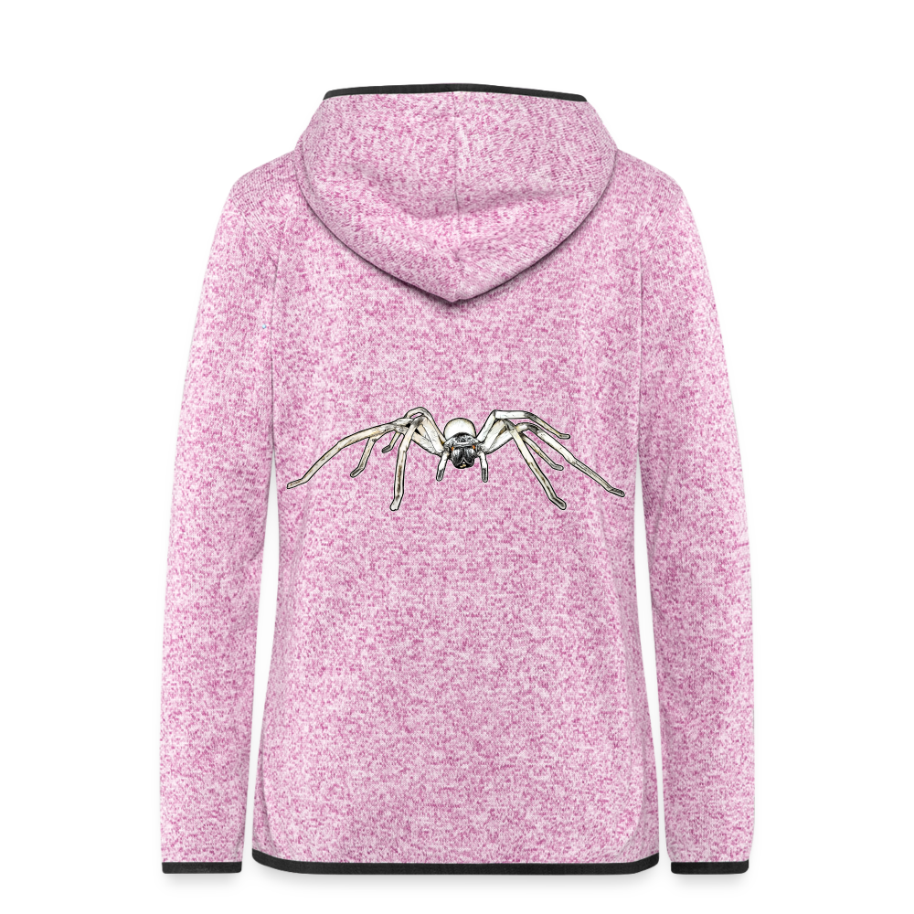 Frauen Kapuzen-Fleecejacke Cerbalus negebensis - Lila meliert