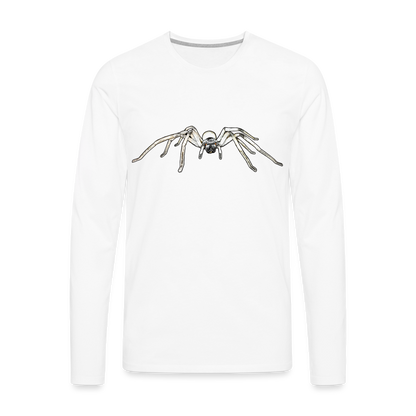 Männer Longsleeve Cerbalus negebensis - weiß