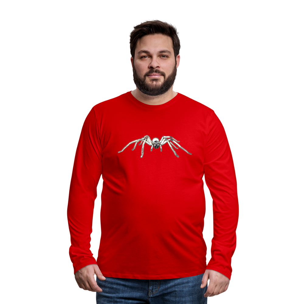 Männer Longsleeve Cerbalus negebensis - Rot