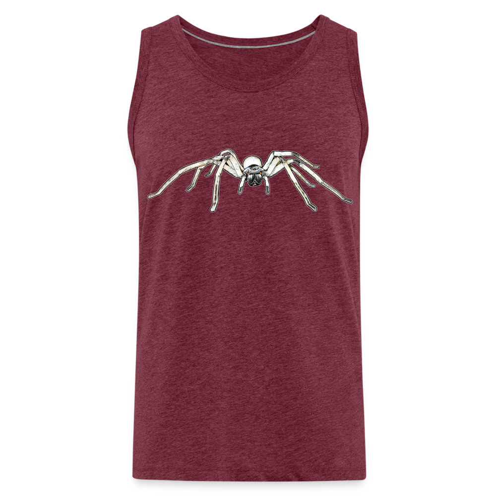 Männer Tank Top Cerbalus negebensis - Bordeauxrot meliert