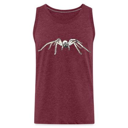 Männer Tank Top Cerbalus negebensis - Bordeauxrot meliert