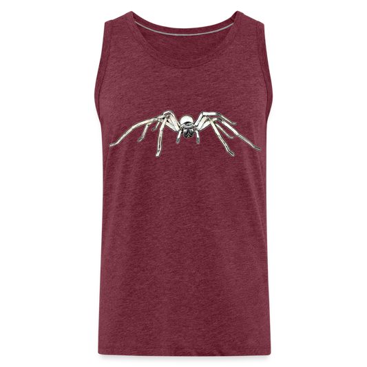 Männer Tank Top Cerbalus negebensis - Bordeauxrot meliert