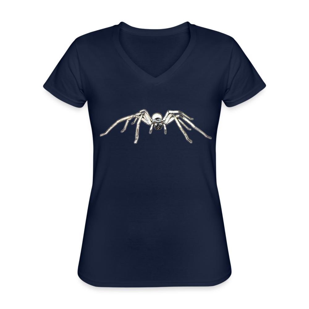 Frauen T-Shirt mit V-Ausschnitt Cerbalus negebensis - Navy
