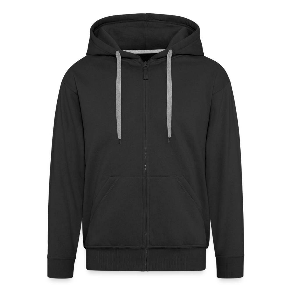 Männer Zip-Hoodie Cerbalus negebensis - Schwarz