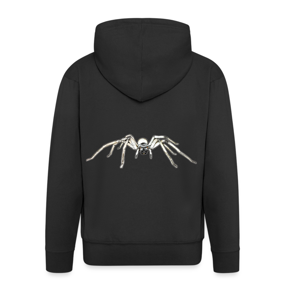 Männer Zip-Hoodie Cerbalus negebensis - Schwarz