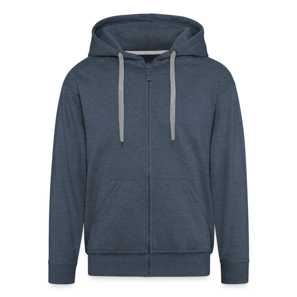 Männer Zip-Hoodie Cerbalus negebensis - Jeansblau