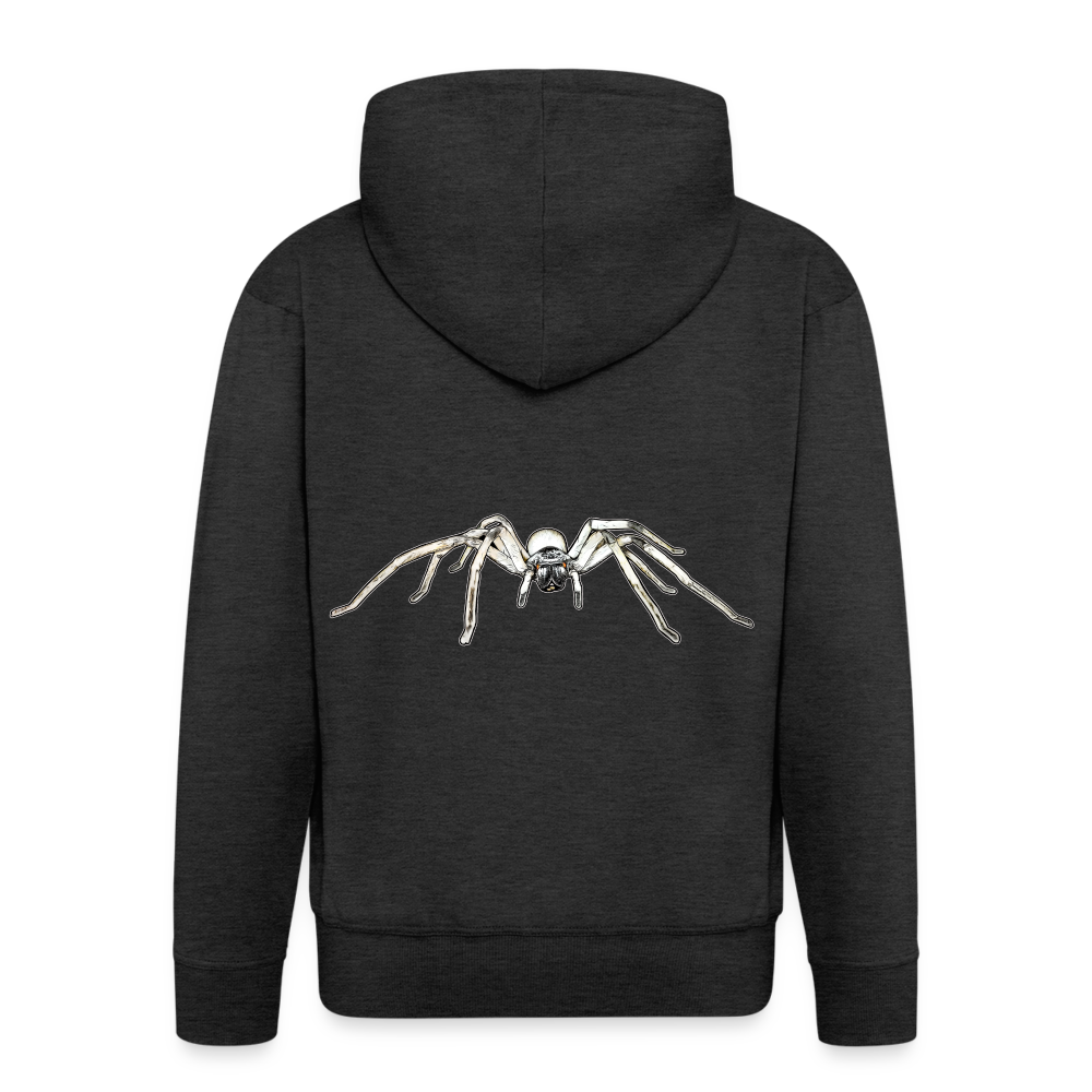 Männer Zip-Hoodie Cerbalus negebensis - Anthrazit