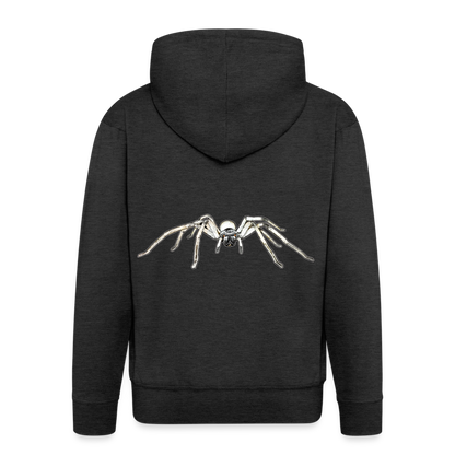 Männer Zip-Hoodie Cerbalus negebensis - Anthrazit