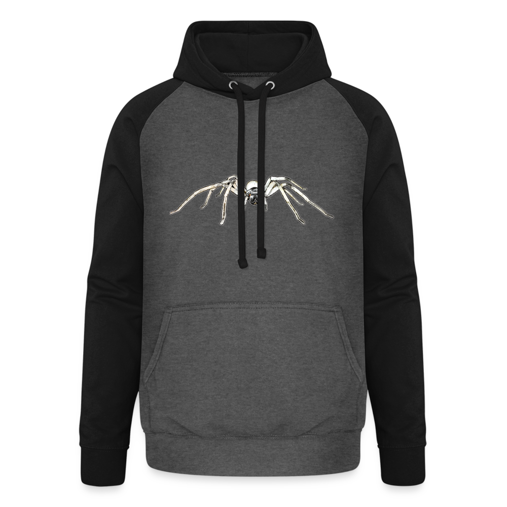 Unisex Baseball Hoodie Cerbalus negebensis - Graphit/Schwarz