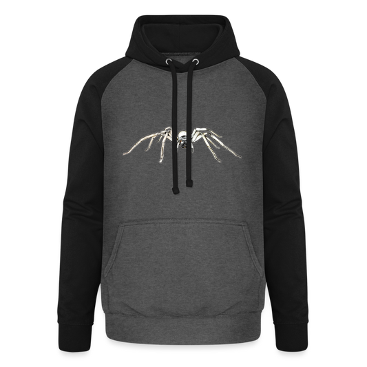 Unisex Baseball Hoodie Cerbalus negebensis - Graphit/Schwarz