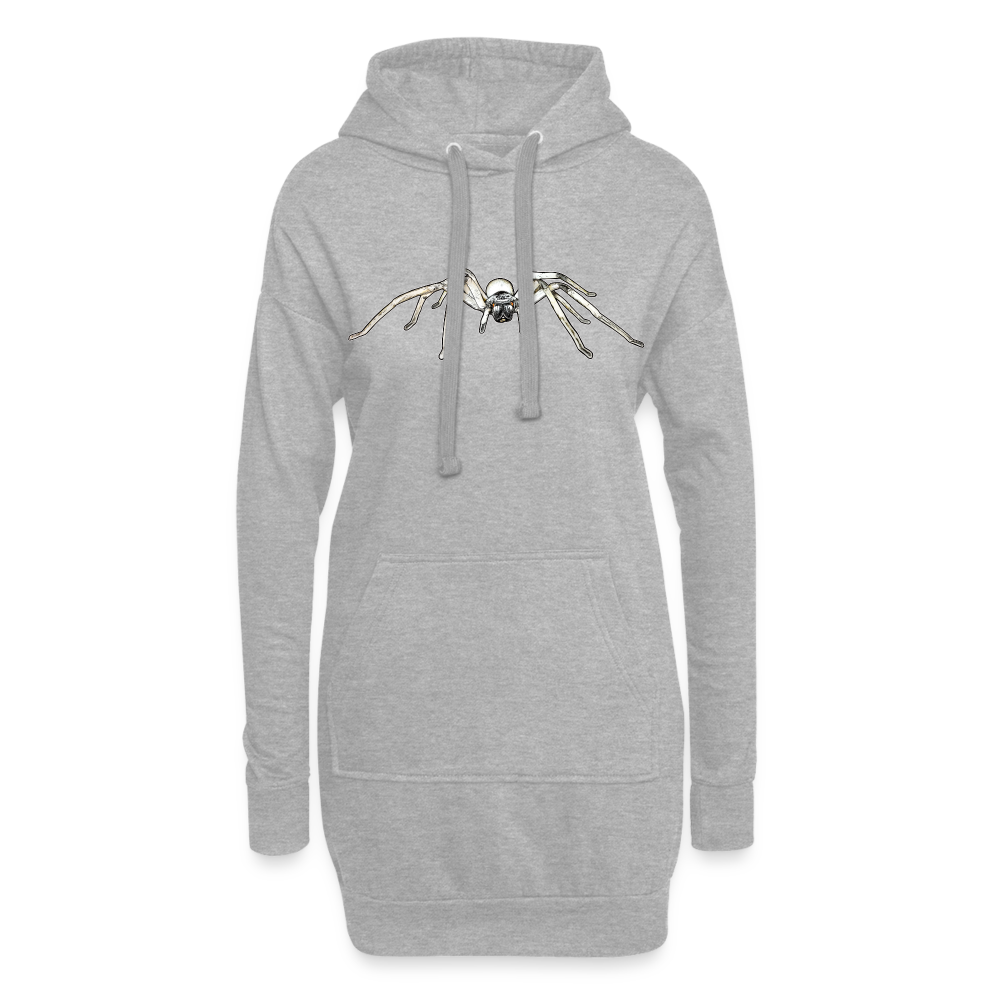 Hoodie-Kleid Cerbalus negebensis - Grau meliert
