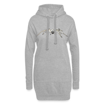Hoodie-Kleid Cerbalus negebensis - Grau meliert