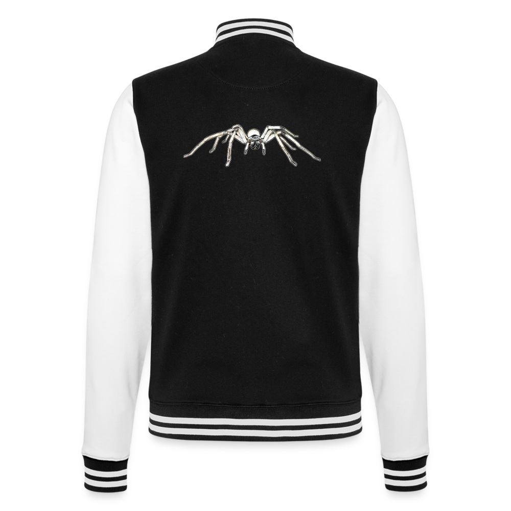 Unisex College-Sweatjacke Cerbalus negebensis - Schwarz/Weiß