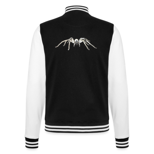 Unisex College-Sweatjacke Cerbalus negebensis - Schwarz/Weiß