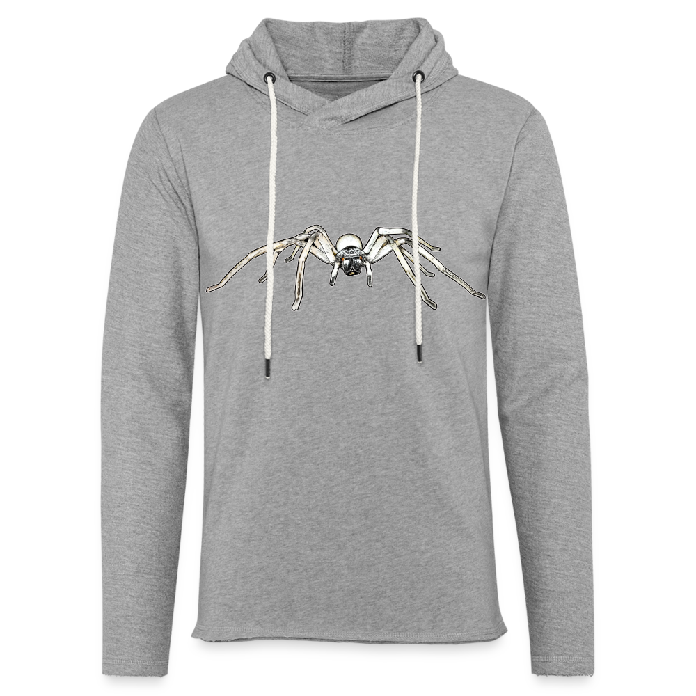 Unisex Kapuzensweatshirt Cerbalus negebensis - Grau meliert