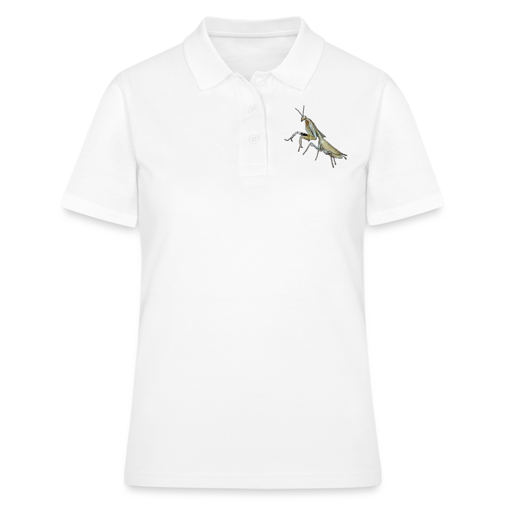 Frauen Polo Shirt Deroplatys truncata female - weiß