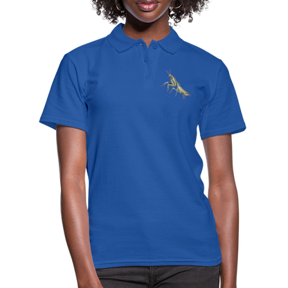 Frauen Polo Shirt Deroplatys truncata female - Royalblau