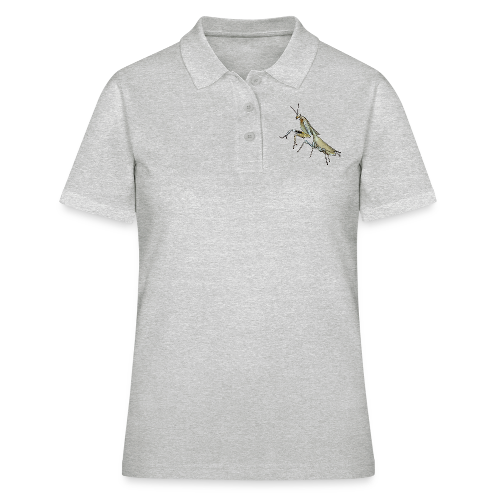 Frauen Polo Shirt Deroplatys truncata female - Grau meliert