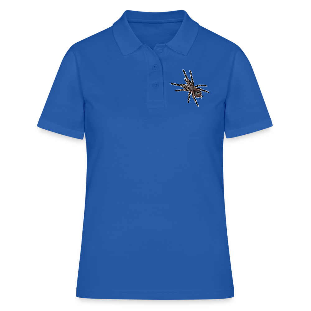 Frauen Polo Shirt Acanthoscurria geniculata - Royalblau