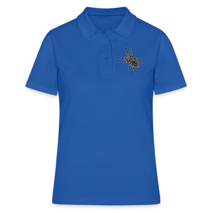 Frauen Polo Shirt Acanthoscurria geniculata - Royalblau