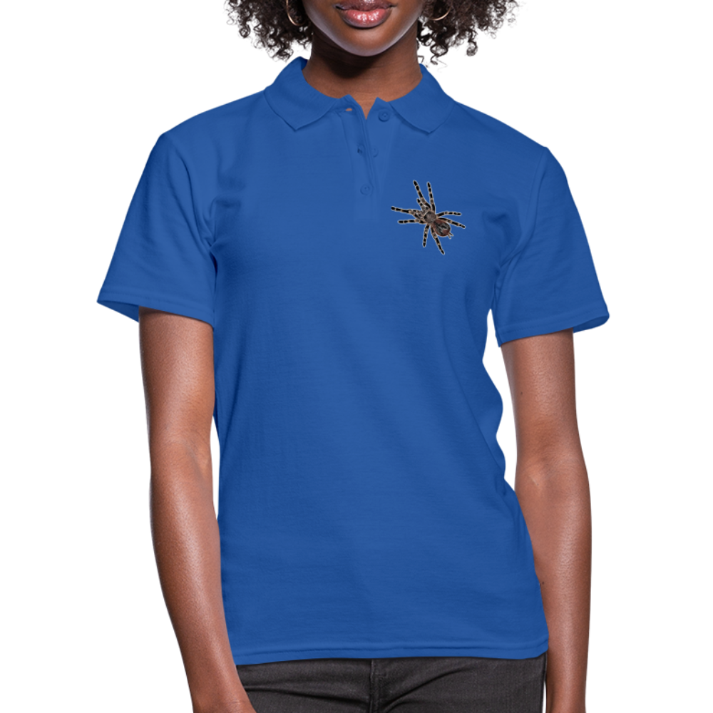 Frauen Polo Shirt Acanthoscurria geniculata - Royalblau