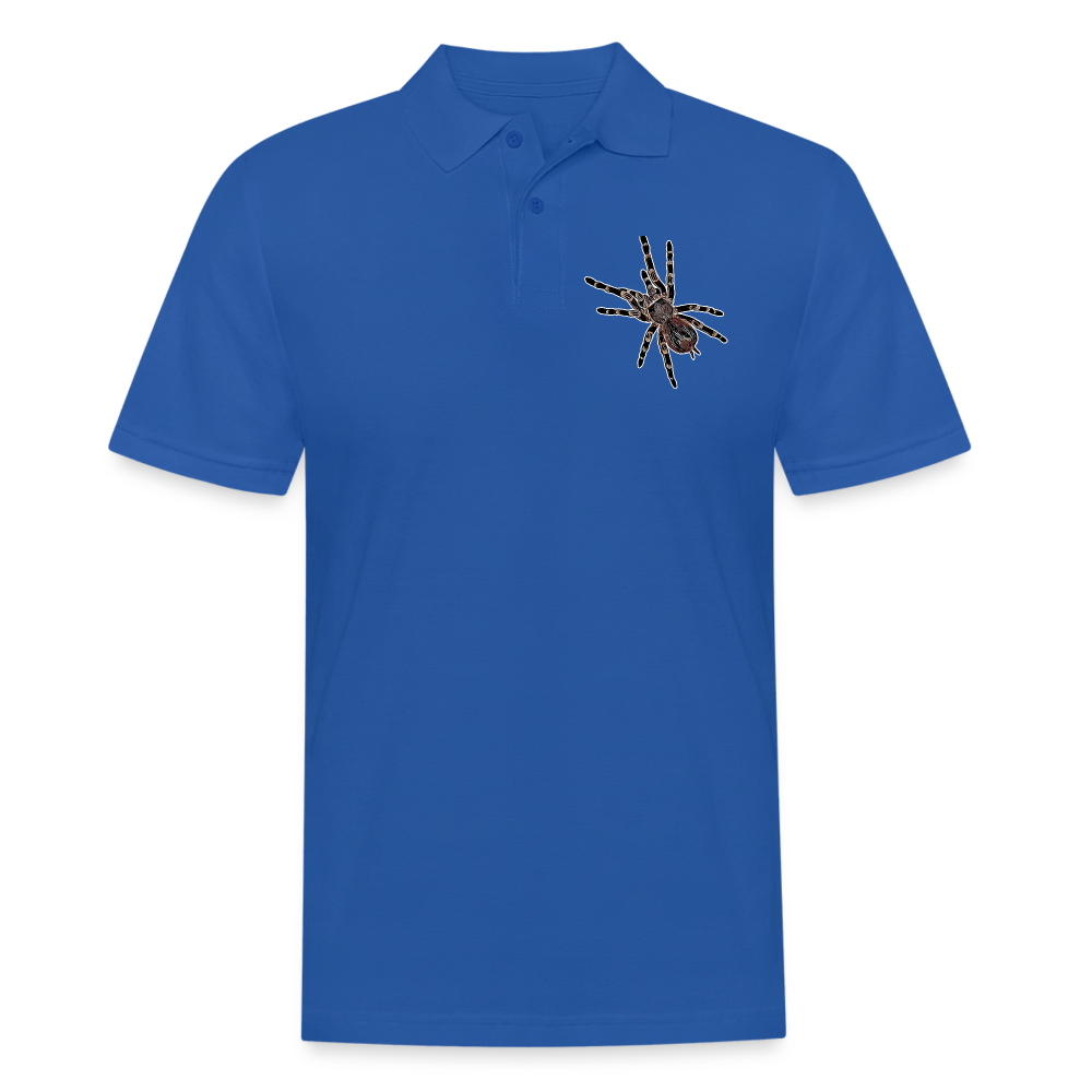 Männer Poloshirt Acanthoscurria geniculata - Royalblau