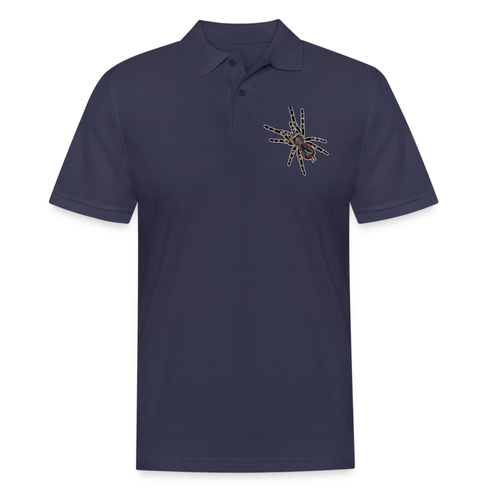 Männer Poloshirt Acanthoscurria geniculata - Navy