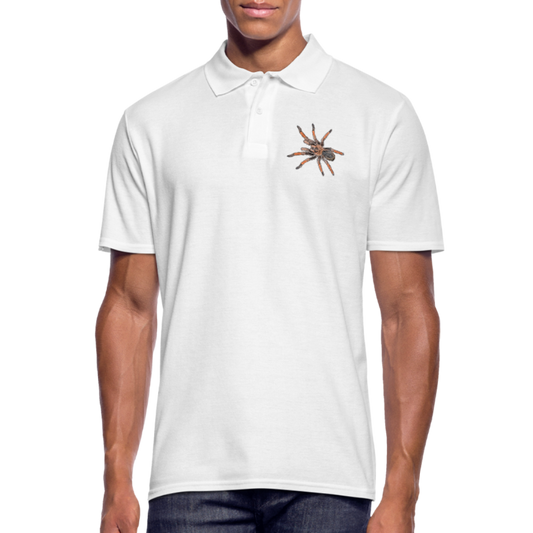 Männer Poloshirt Brachypelma emilia - weiß