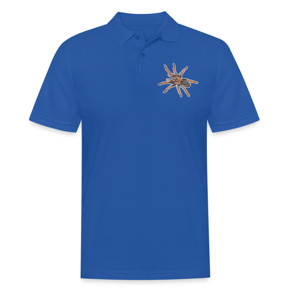 Männer Poloshirt Brachypelma emilia - Royalblau