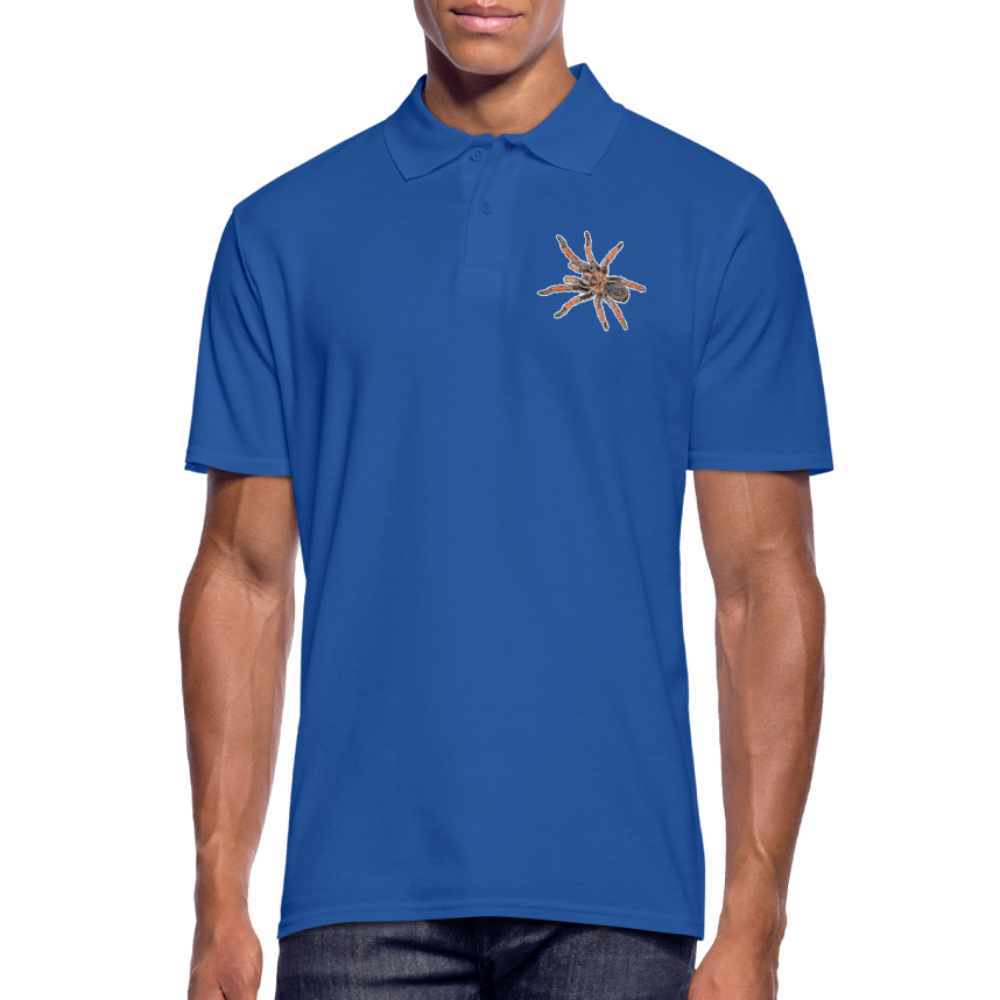Männer Poloshirt Brachypelma emilia - Royalblau
