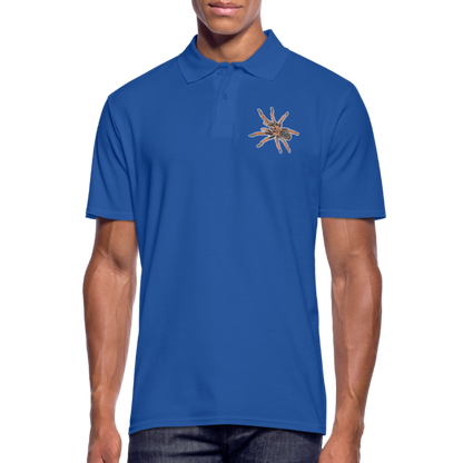 Männer Poloshirt Brachypelma emilia - Royalblau