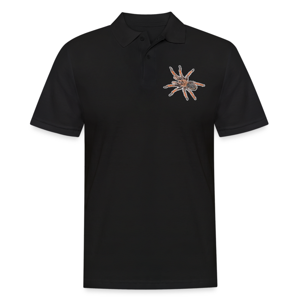 Männer Poloshirt Brachypelma emilia - Schwarz
