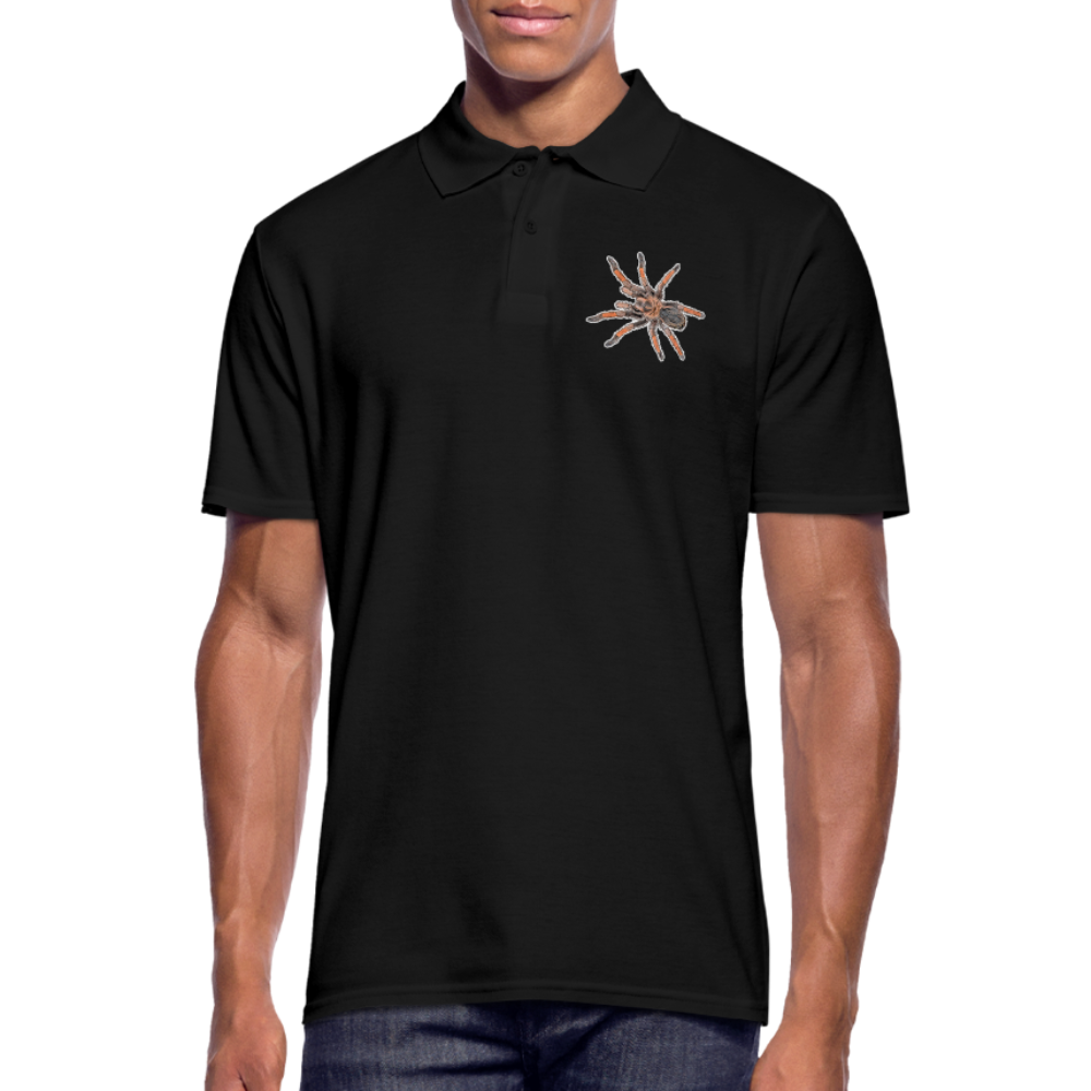 Männer Poloshirt Brachypelma emilia - Schwarz