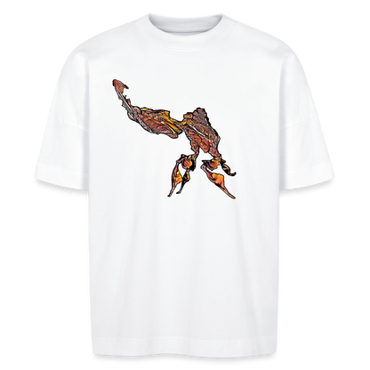 Unisex Stanley & Stella Oversize Bio-T-Shirt Phyllocrania paradoxa male - weiß