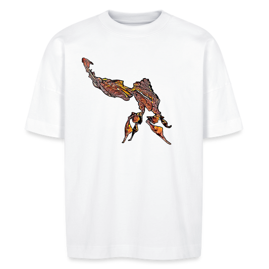 Unisex Stanley & Stella Oversize Bio-T-Shirt Phyllocrania paradoxa male - weiß