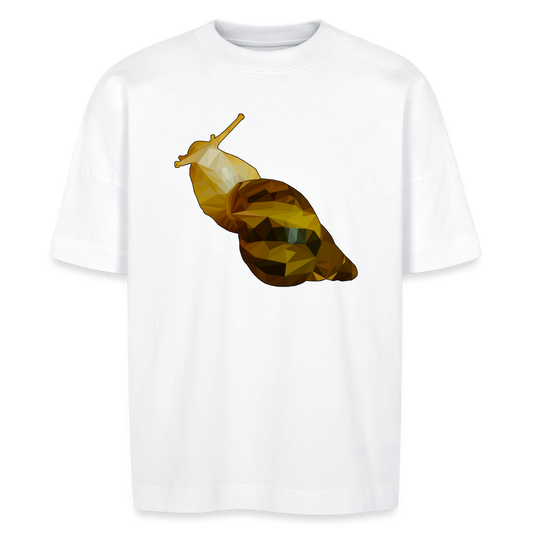 Unisex Stanley & Stella Oversize Bio-T-Shirt Achatina reticulata Low Poly - weiß