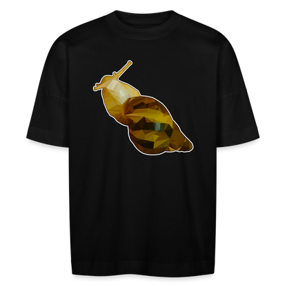 Unisex Stanley & Stella Oversize Bio-T-Shirt Achatina reticulata Low Poly - Schwarz