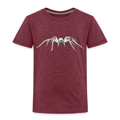 Kinder Basic T-Shirt Cerbalus negebensis - Bordeauxrot meliert