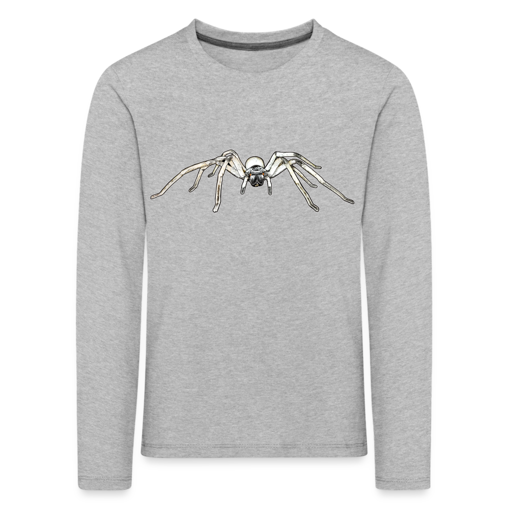 Kinder Longsleeve Cerbalus negebensis - Grau meliert