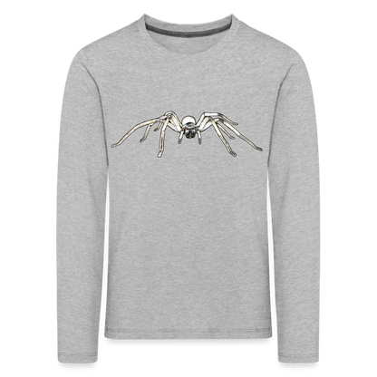 Kinder Longsleeve Cerbalus negebensis - Grau meliert
