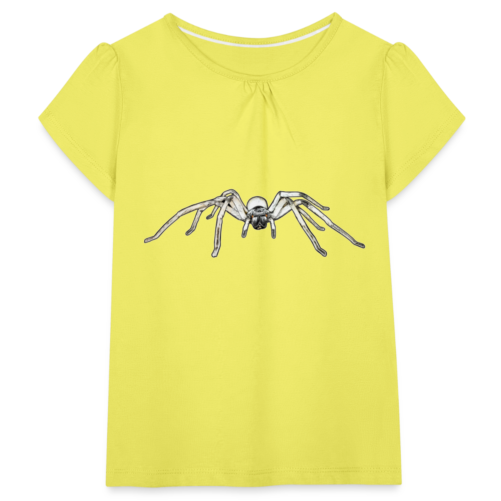 Mädchen-T-Shirt mit Raffungen Cerbalus negebensis - Gelb
