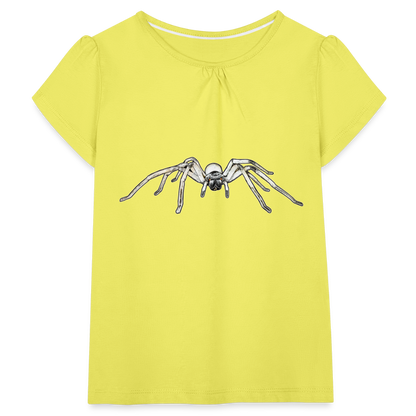 Mädchen-T-Shirt mit Raffungen Cerbalus negebensis - Gelb