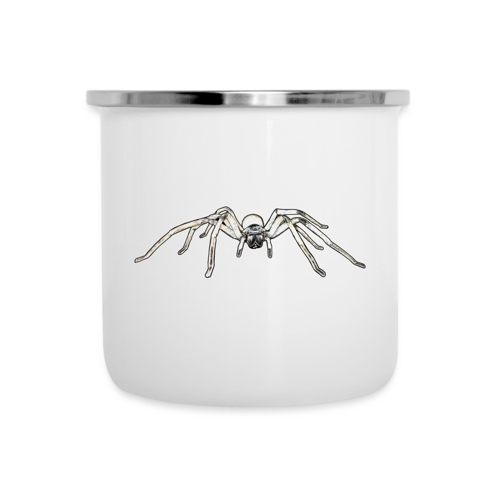 Emaille-Tasse Cerbalus negebensis - weiß