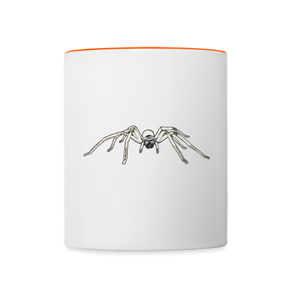 Tasse farbig Cerbalus negebensis - Weiß/Orange