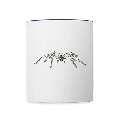 Tasse farbig Cerbalus negebensis - Weiß/Kobaltblau