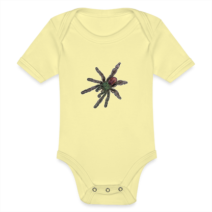 Baby Bio Body kurz Caribena versicolor - Hellgelb