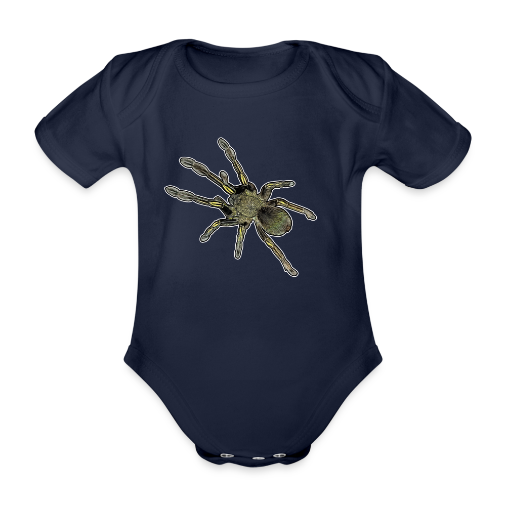 Baby Bio Body kurz Ephebopus murinus - Dunkelnavy